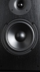Close-up of a black speaker (1)