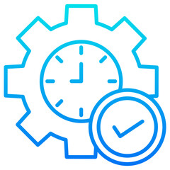 real time gradient icon