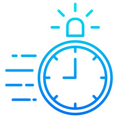 urgent gradient icon