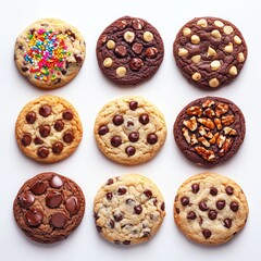 Closeup delicious sweet chocolate Easter eggs on a white background