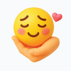 make blushing 3d vector image