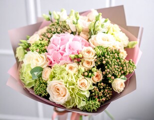 Elegant floral bouquet arrangement