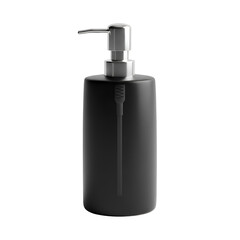 Create a Sleek Soap Dispenser with Transparent Background for Design Projects