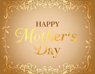 Elegant Mother's Day greeting card