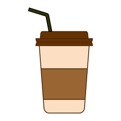coffee cup vector, coffee cup icon, illustration of a glass of juice