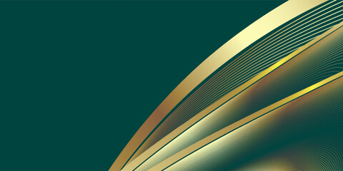 Green Gold Award Background, luxury graphic. Abstract Background, Royal Premium Design Template. Amazing Flyer and Brochure Artwork. New Certificate Design.