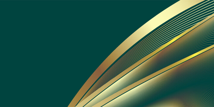 Green Gold Award Background, luxury graphic. Abstract Background, Royal Premium Design Template. Amazing Flyer and Brochure Artwork. New Certificate Design.