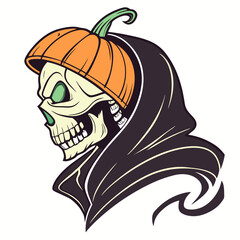 Pumpkin Skull Grin from the Grave
