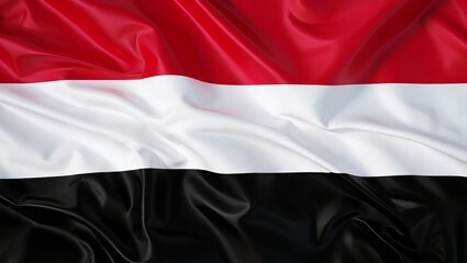 Fototapeta premium waving flag of Yemen