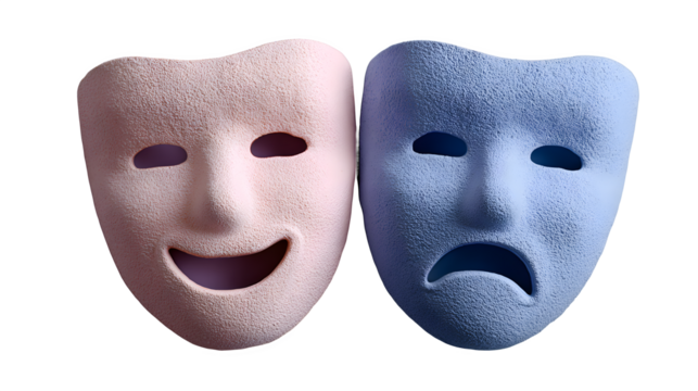 Comedy and Tragedy Masks