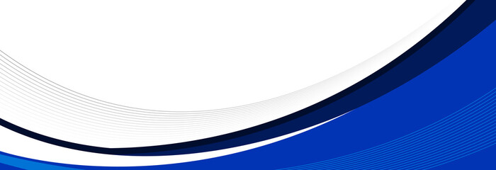 Obraz premium Modern Blue Racing Background with Dynamic Curves and Striped Design