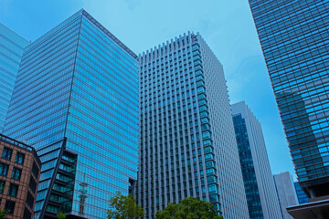 高層ビル　オフィス街