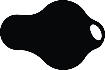 Organic gradient blob vector icon.eps