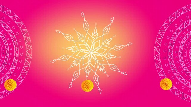 festive background Durga puja, kali puja ,Diwali, Dhanteras Animation Background