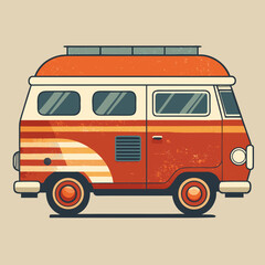 camper van vector