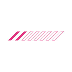 Minimalist Pink Loading Bar Progress Indicator.
