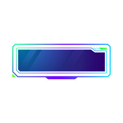 Futuristic SciFi Interface Panel Element.