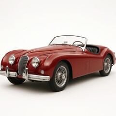 Fototapeta premium Classic vintage sports car restoration showcasing timeless automotive design and heritage craftsmanship