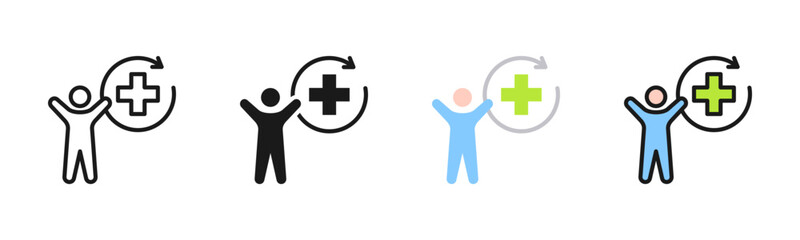 Rehabilitation Icon Pack In Multiple Styles