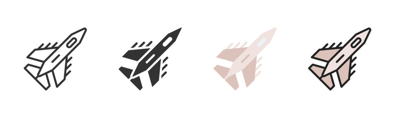 Jet Icon Pack In Multiple Styles