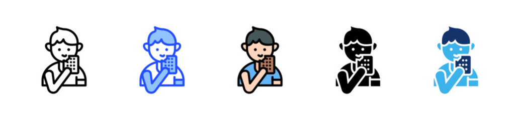 Cookie Time Icon Collection With Multiple Styles