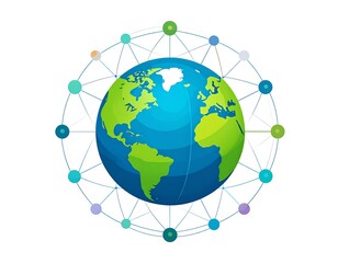Global network, interconnected world