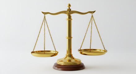 gold scales of justice