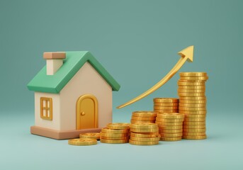 Dream home investment growth symbolizing financial prosperity and real estate appreciation
