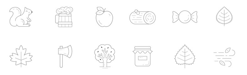  Leaves and Autumn Icons. png