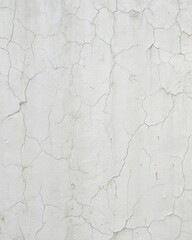 Obraz premium Wall Texture with Whitewashed Plaster Cracks for Minimal Layouts