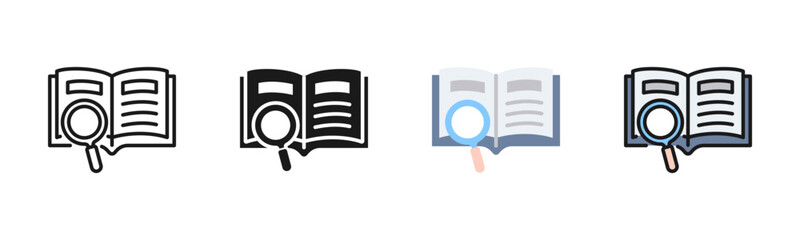 Vocabulary Icon Pack In Multiple Styles