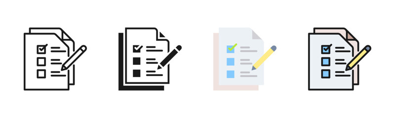 Test Icon Pack In Multiple Styles