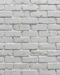 Fototapeta premium Brick Texture with Whitewashed Paint Layers for Minimal Branding