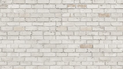 Obraz premium Brick Texture with Whitewashed Paint Layers for Minimal Branding