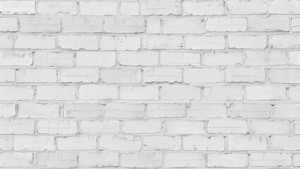 Obraz premium Brick Texture with Whitewashed Paint Layers for Minimal Branding