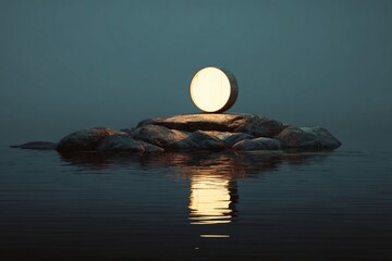 Zen Koan: Symbolize the contemplative nature of Zen with a visual representation of a Zen koan, inviting viewers to reflect