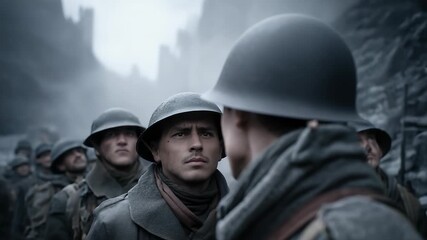 Resolute Faces and Fearless Belief of Soldiers on Historic Battlefields