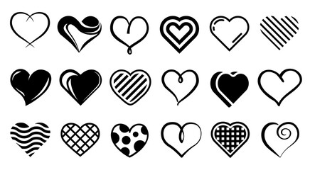 Heart vector icon isolated on white background. png