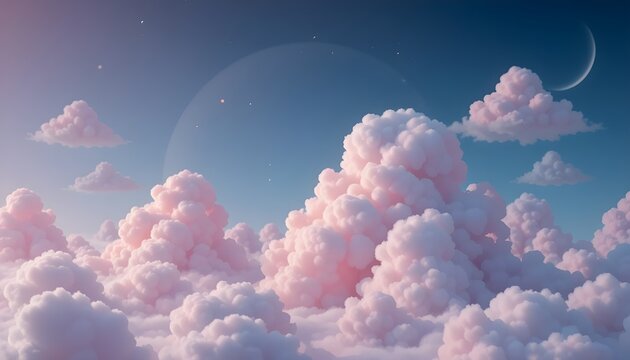 An abstract, futuristic landscape depicting a vibrant digital data flow, characterized by undulating waves of neon blue and pink lines, intertwined with glowing geometric bar graphs and scattered lumi - Powered by Adobe