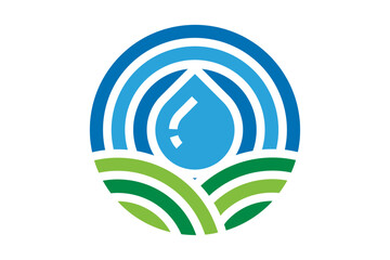 tree plant flower water energy logo and illustration design template editable and high resolution image vector for business promotion and graphic branding tools