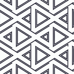 Seamless pattern, floral pattern, geometric shape vector illustration