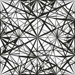 Seamless pattern, floral pattern, geometric shape vector illustration