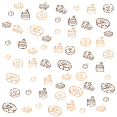 Make a Professional Cake Pattern Vector