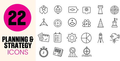 Planning & Strategy Icons