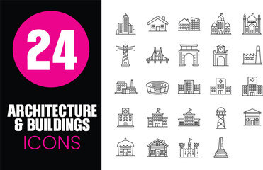 Architecture & Buildings Icons
