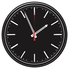 Clock illustration with hands indicating 9:10, time management, deadlines, or countdown visuals.