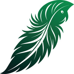 Parrot Detailed Feather Silhouette