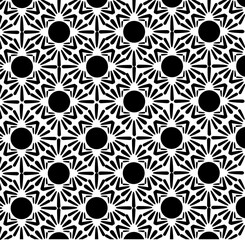 Abstract geometric pattern. A seamless vector background. White and black ornament. Graphic modern pattern. Simple lattice graphic design