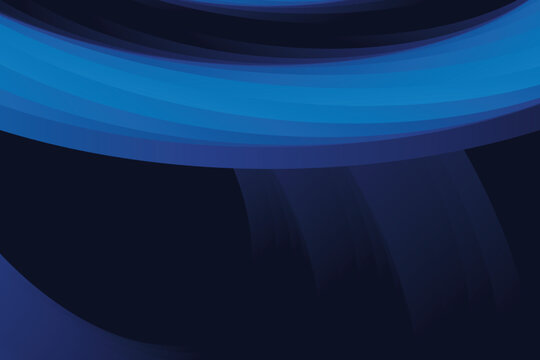 abstract blue modern vector black background for design brochure, website, flyer; geometric blue wallpaper with soft wave patterns, ideal for certificate, presentation, landing page. EPS 10