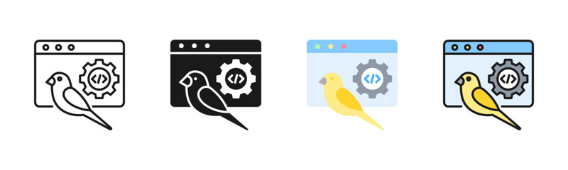 Blue-Green Deployment Icon Pack In Multiple Styles